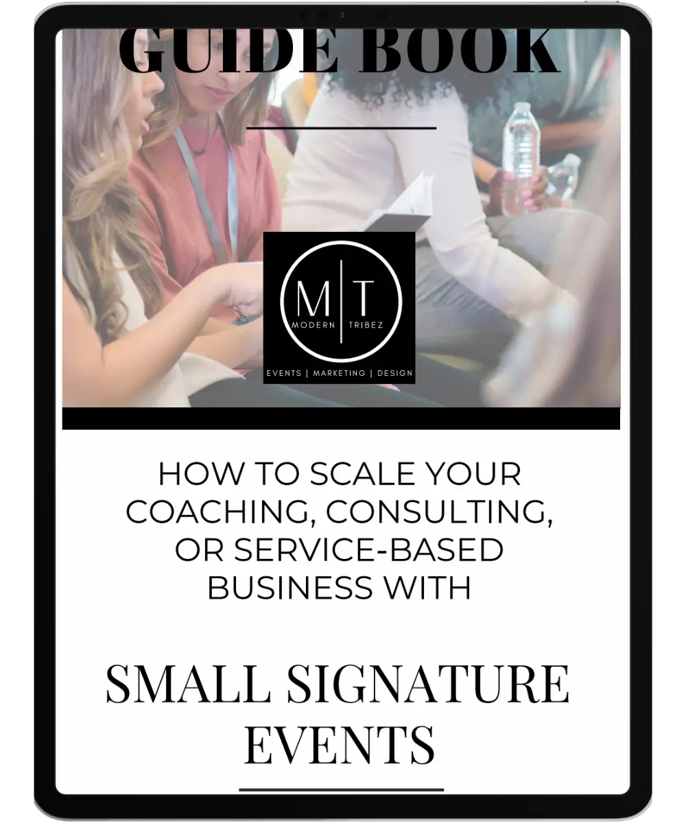 Small Signature Events Free Guidebook